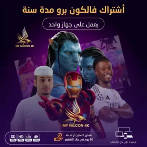 Falcon Pro سنة جهاز واحد IPTV في السعودية