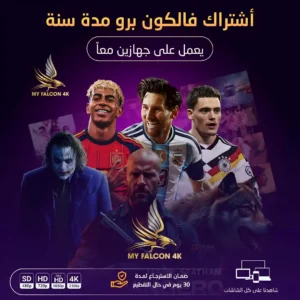 Falcon Pro سنة IPTV في السعودية
