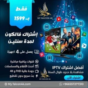 اشتراك فالكون لمدة سنتين يعمل على 4 أجهزة
