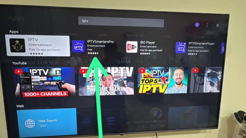 تشغيل تطبيق فالكون برو على شاشات LG